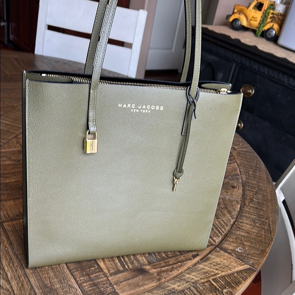 Marc Jacobs Olive Green Tote Bag